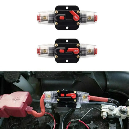 Car Audio Safety Seat with One Out One Safety Belt Switch Automatic Fuse Tube Circuit Breaker Safety Ribbon Fuse Power Supply