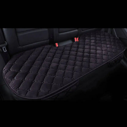 Car Seat Cover Protector Universal Winter Warm Auto Seat Cushion Rear Seat Cushion Protection Covers Back Cushion Three Piece