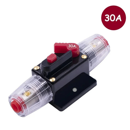 Car Audio Safety Seat with One Out One Safety Belt Switch Automatic Fuse Tube Circuit Breaker Safety Ribbon Fuse Power Supply