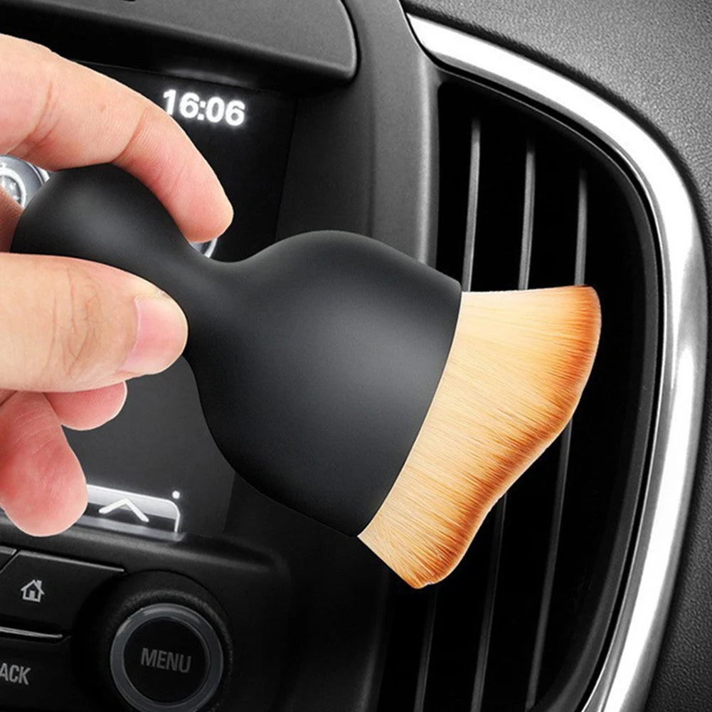 Car Interior Cleaning Brush Conditioner Air Outlet Cleaning Brush Soft Bristles Dust Removal Detailing Brush Car Cleaning Tool