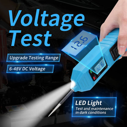 EM286 Automotive Electric Circuit Tester Car Electrical System Tester With Power Switch Vehicle Diagnostic