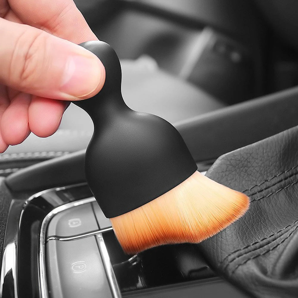 Car Interior Cleaning Brush Conditioner Air Outlet Cleaning Brush Soft Bristles Dust Removal Detailing Brush Car Cleaning Tool