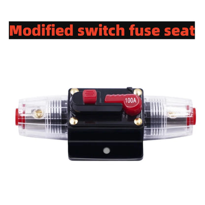 Car Audio Safety Seat with One Out One Safety Belt Switch Automatic Fuse Tube Circuit Breaker Safety Ribbon Fuse Power Supply