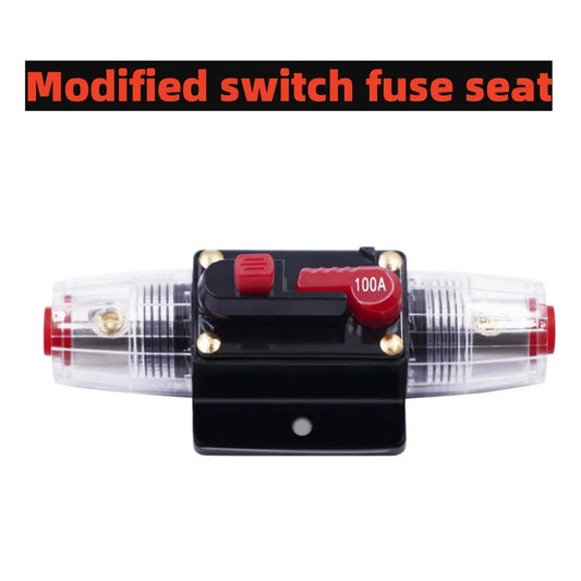 Car Audio Safety Seat with One Out One Safety Belt Switch Automatic Fuse Tube Circuit Breaker Safety Ribbon Fuse Power Supply