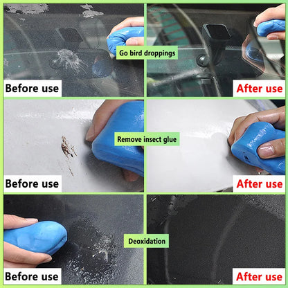 100g Car Cleaning Clay Bar Auto Detailing Cleaner Auto Detailing Car Deep Cleaning Wash Heavy Duty Remover Cleaner Sludge Mud