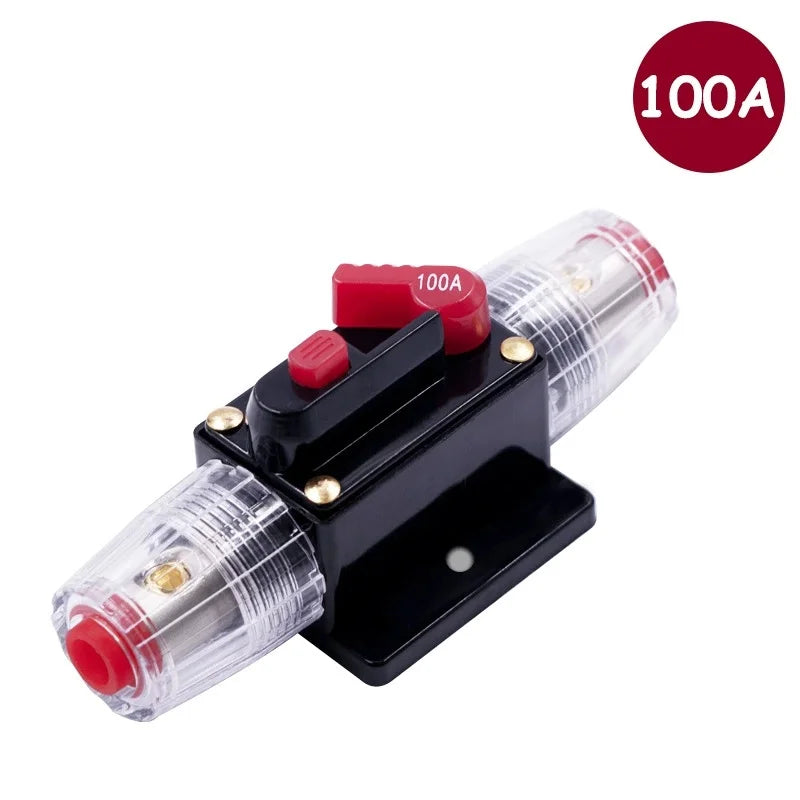 Car Audio Safety Seat with One Out One Safety Belt Switch Automatic Fuse Tube Circuit Breaker Safety Ribbon Fuse Power Supply