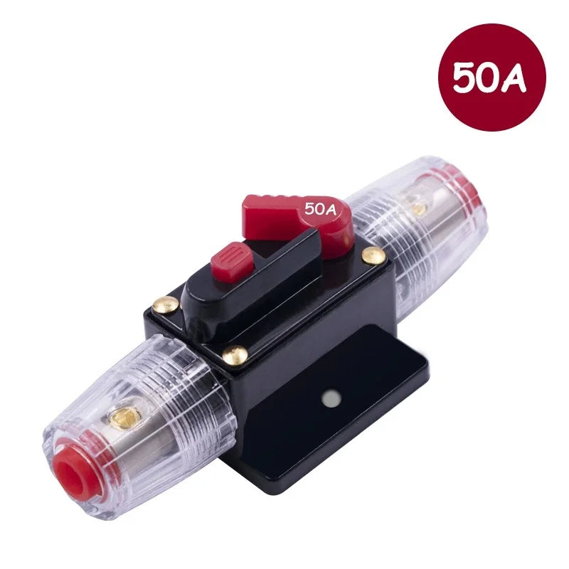 Car Audio Safety Seat with One Out One Safety Belt Switch Automatic Fuse Tube Circuit Breaker Safety Ribbon Fuse Power Supply