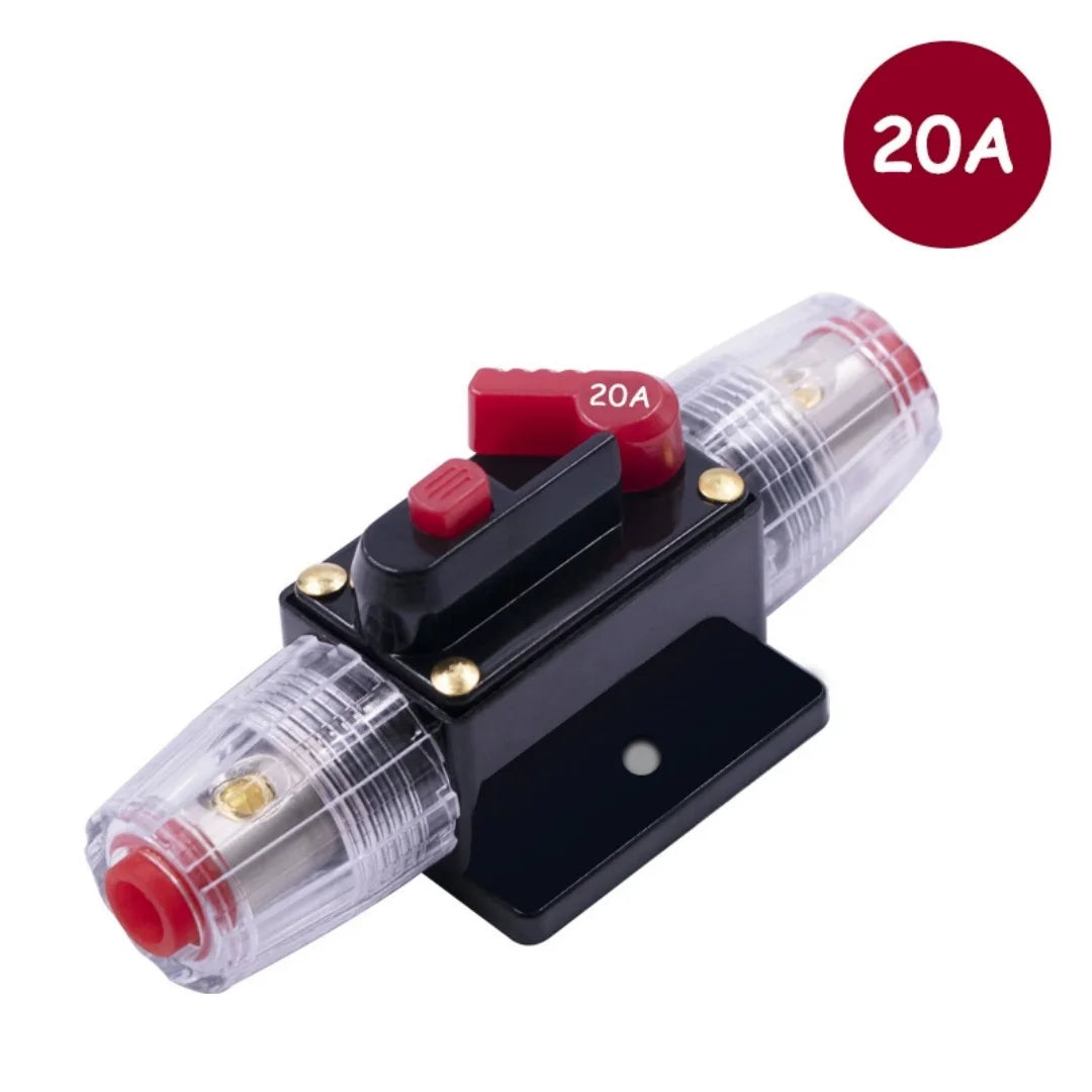 Car Audio Safety Seat with One Out One Safety Belt Switch Automatic Fuse Tube Circuit Breaker Safety Ribbon Fuse Power Supply