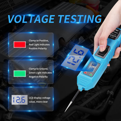 EM286 Automotive Electric Circuit Tester Car Electrical System Tester With Power Switch Vehicle Diagnostic