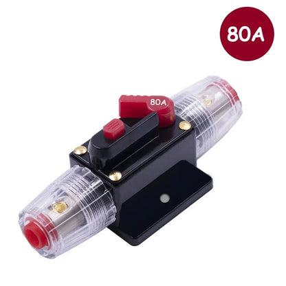 Car Audio Safety Seat with One Out One Safety Belt Switch Automatic Fuse Tube Circuit Breaker Safety Ribbon Fuse Power Supply
